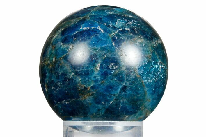 Bright Blue Apatite Sphere - Madagascar #334031